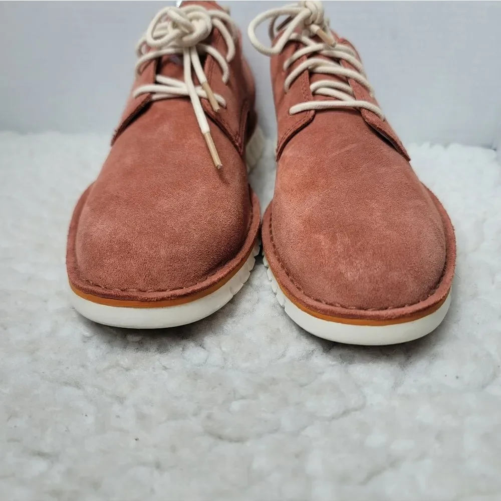 Cole Haan ZeroGrand Suede Oxford Shoes Men’s 9M Rust Brown Grand.OS Lace Up Up